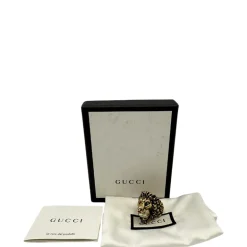 Anello Gucci testa di leone