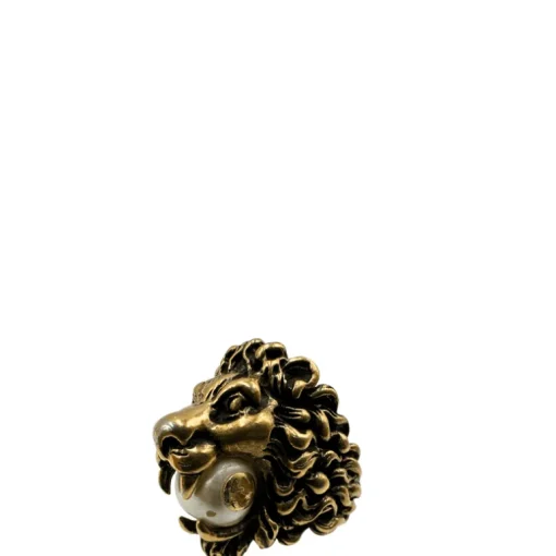 Anello Gucci testa di leone