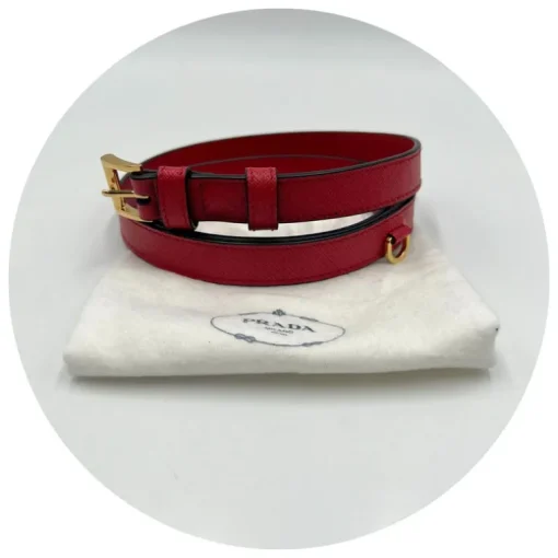 Cintura per marsupio Prada rossa tg 40