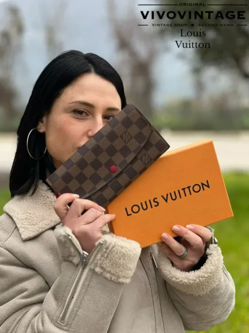 Portafoglio Emilie Damier Ébène LV