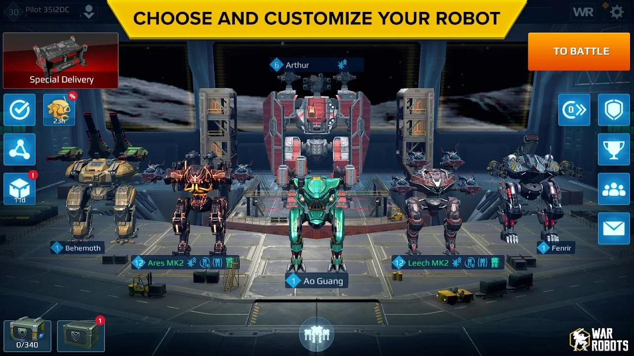 War Robots mod apk gameplay