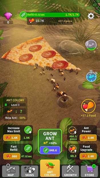little ant colony apk Gameplay
