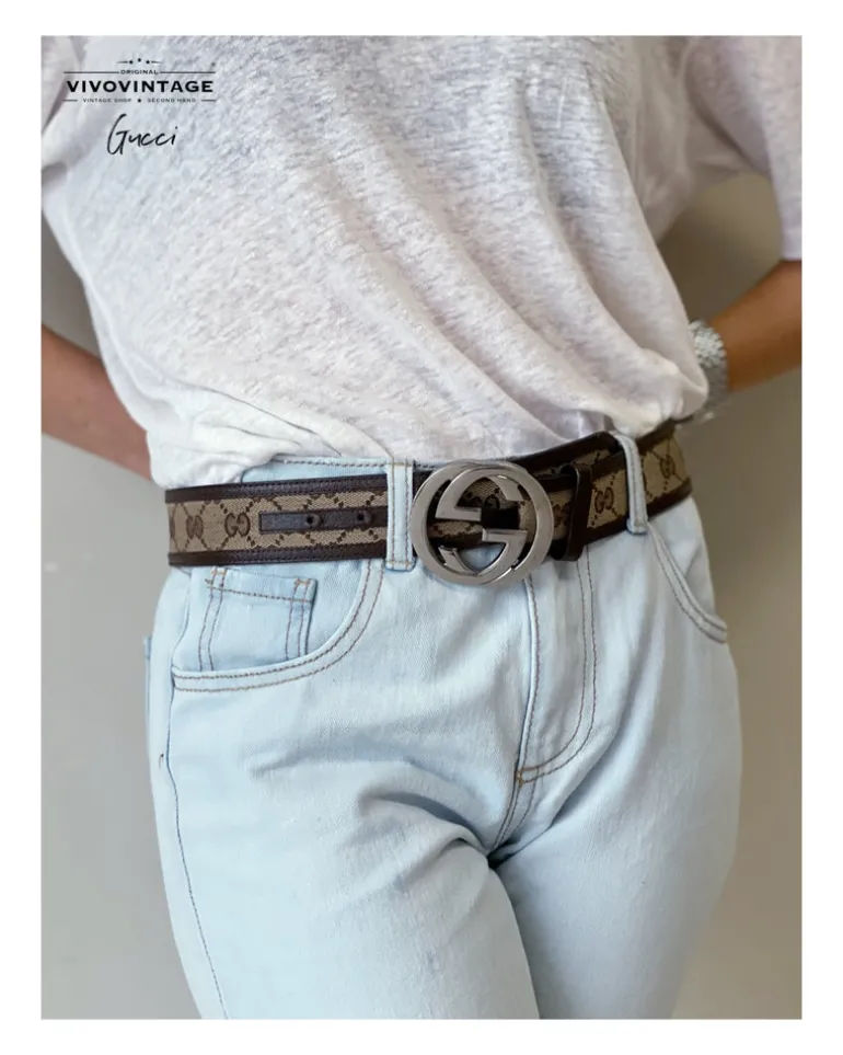 Cintura Gucci Supreme tg 40