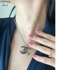 Collana Chanel argento