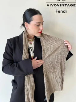Pashmina Fendi cotone