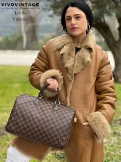 Speedy 35 Damier Ebène LV personalizzato