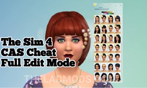 The Sims 4 CAS Cheat Full Edit Mode