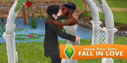 The Sims FreePlay fall in love